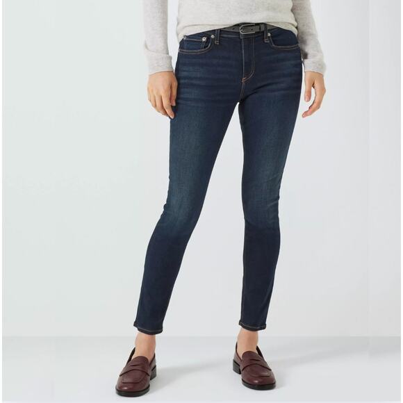Rag & Bone Skinny Jean Legging Mid Rise Clean Indigo Size 27 - Picture 1 of 7